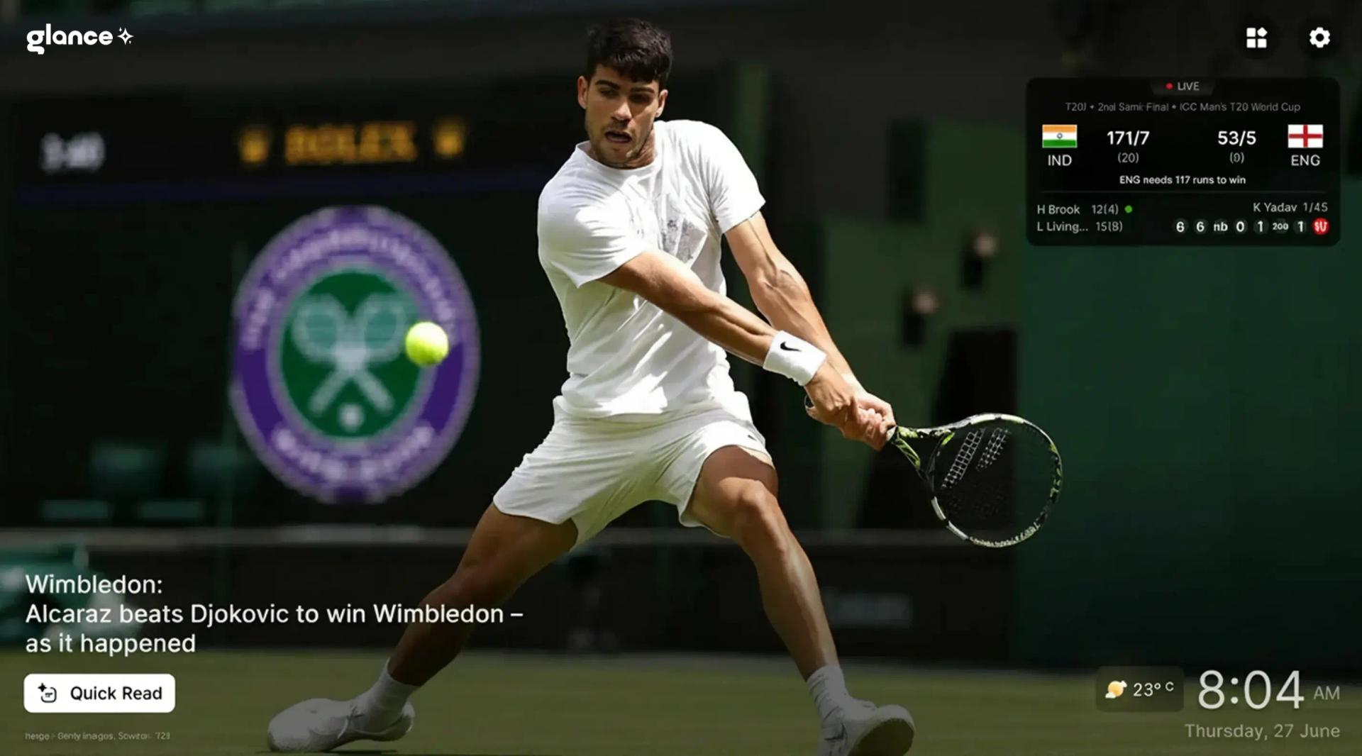 Glance advertising platform showcase 1