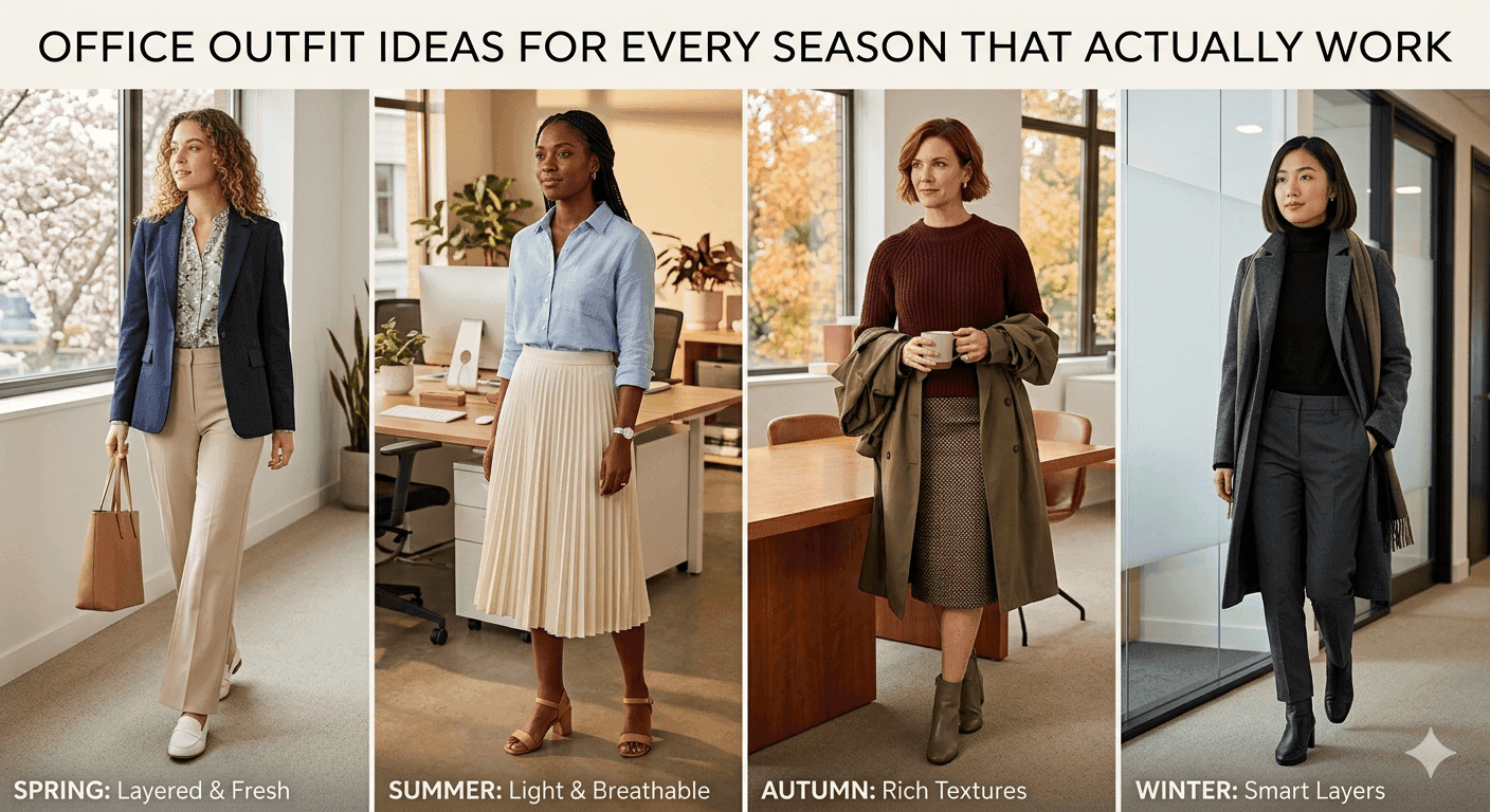 Office Outfit Ideas for Every Season That Actually Work